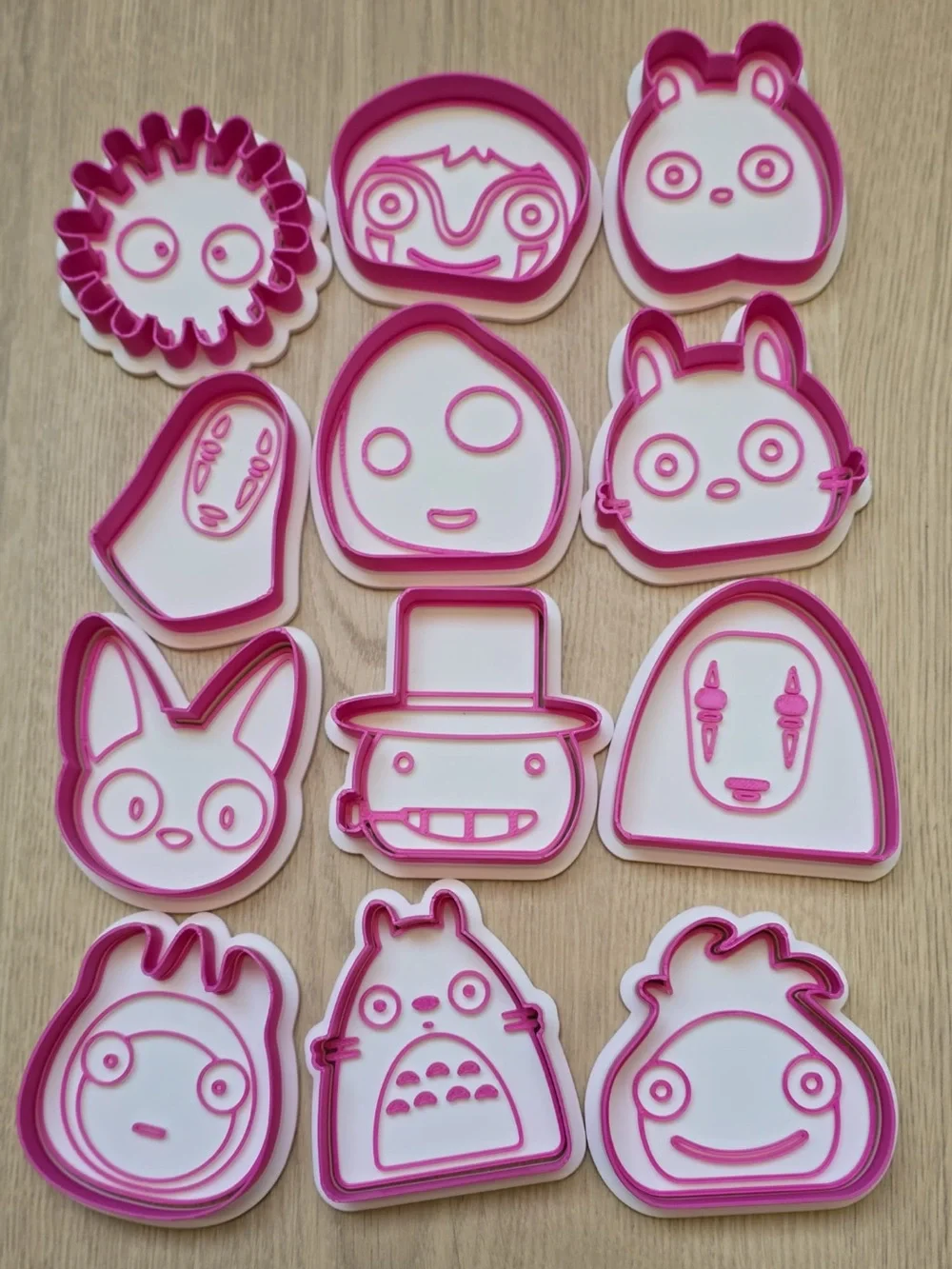 Ghibli cookie cutter set